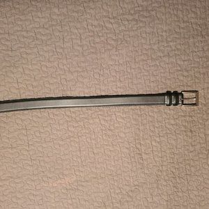 Allen Edmonds Black Calfskin Belt